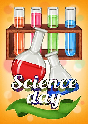 PSD 기념일 포스터 리본 과학 일러스트 이벤트 사람없음 플라스크 보케 용액 과학의날 국내일러스트 실험기구 파일형식 법정기념일