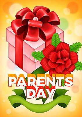 PSD 기념일 포스터 리본 일러스트 선물 이벤트 사람없음 어버이날 카네이션 보케 국내일러스트 꽃 파일형식