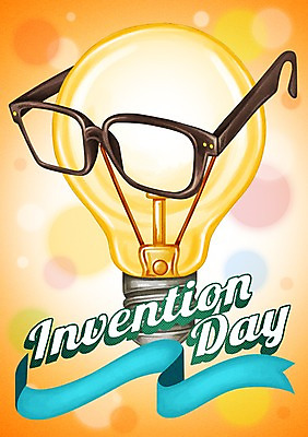 PSD 기념일 포스터 리본 안경 일러스트 전구 아이디어 이벤트 사람없음 보케 발명 발명의날 국내일러스트 잡화 컨셉 파일형식 법정기념일