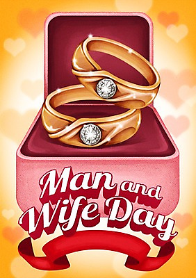 PSD 기념일 포스터 리본 일러스트 이벤트 사람없음 하트 반지 결혼반지 보케 커플반지 부부의날 국내일러스트 모양 결혼 장신구 파일형식