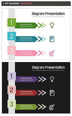 도형 템플릿 화살표 전구 그래프 사람없음 책 세트 방향 PPT 프레젠테이션 문서템플릿 문서 애니형PPT 이미지템플릿 파일형식