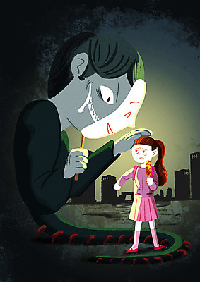 전신 PSD 학생 여자 남자 일러스트 가면 성인 두명 어둠 범죄 유혹 핫도그 이웃 나쁜 곤란 성범죄 국내일러스트 음식 컨셉 패스트푸드 사람 파일형식