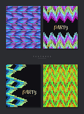 PSD 선 백그라운드 일러스트 사람없음 세트 컬러풀 기하학 형광펜 국내일러스트 컬러 무늬 펜 파일형식