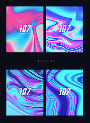 PSD 백그라운드 일러스트 사람없음 세트 컬러풀 물감 기하학 마블링 홀로그램 국내일러스트 컬러 무늬 미술도구 파일형식