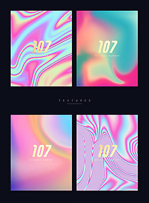 PSD 백그라운드 일러스트 사람없음 세트 컬러풀 물감 기하학 마블링 홀로그램 국내일러스트 컬러 무늬 미술도구 파일형식