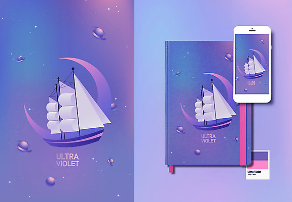 별 일러스트 상상 사람없음 책 스마트폰 우주 다이어리 보라색 행성 선박 울트라바이올렛 국내일러스트 AI파일 자연요소 컬러 수상교통 핸드폰 스마트기기 사무용품 파일형식 벡터 트랜드컬러