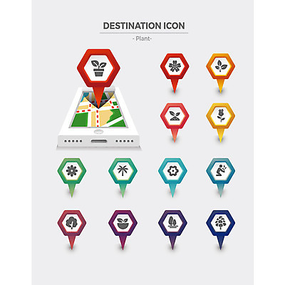 나무 식물 아이콘 꽃 화분 지도 나뭇잎 사람없음 스마트폰 세트 야자수 새싹 행선지 플랫아이콘 꽃심기 2D아이콘 AI파일 잎 핸드폰 스마트기기 심기 파일형식 벡터