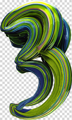 편집이미지 3 사람없음 컬러풀 숫자 3D소스 3D 입체 디지털합성 기하학 PNG 편집소스 문자 컬러 무늬 파일형식