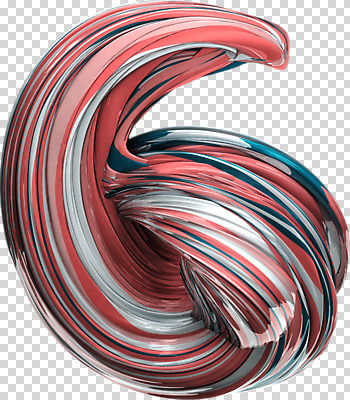 편집이미지 사람없음 컬러풀 숫자 3D소스 3D 6 입체 디지털합성 기하학 PNG 편집소스 문자 컬러 무늬 파일형식