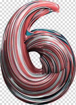 편집이미지 사람없음 컬러풀 숫자 3D소스 3D 6 입체 디지털합성 기하학 PNG 편집소스 문자 컬러 무늬 파일형식