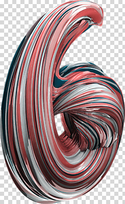 편집이미지 사람없음 컬러풀 숫자 3D소스 3D 6 입체 디지털합성 기하학 PNG 편집소스 문자 컬러 무늬 파일형식