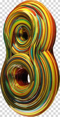 편집이미지 사람없음 컬러풀 숫자 3D소스 3D 8 입체 디지털합성 기하학 PNG 편집소스 문자 컬러 무늬 파일형식