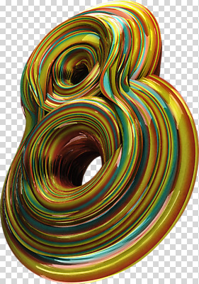 편집이미지 사람없음 컬러풀 숫자 3D소스 3D 8 입체 디지털합성 기하학 PNG 편집소스 문자 컬러 무늬 파일형식