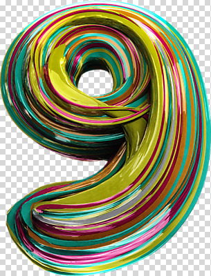 편집이미지 사람없음 컬러풀 숫자 3D소스 3D 9 입체 디지털합성 기하학 PNG 편집소스 문자 컬러 무늬 파일형식