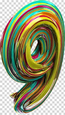 편집이미지 사람없음 컬러풀 숫자 3D소스 3D 9 입체 디지털합성 기하학 PNG 편집소스 문자 컬러 무늬 파일형식