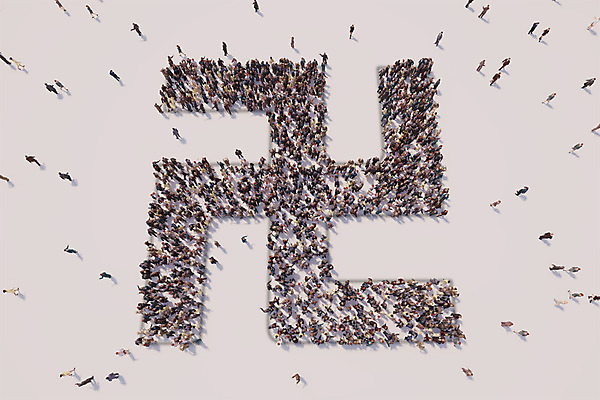 PSD 편집이미지 기호 종교 상징 불교 함께함 사람 여러명 3D 만 군중 디지털합성 절표시 디지털아트 편집3D 문자 다수 컨셉 표시 파일형식