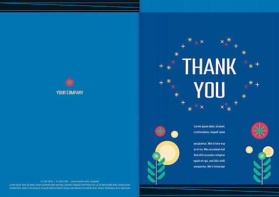 템플릿 꽃 카드템플릿 사람없음 빛 감사 땡큐 이미지템플릿 AI파일 카드프레임 식물 감정 카드_감사 프레임 파일형식 벡터