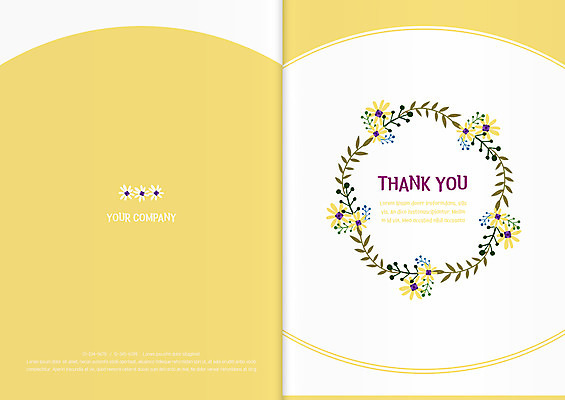 템플릿 꽃 카드템플릿 프레임 사람없음 감사 꽃프레임 이미지템플릿 AI파일 카드프레임 식물 감정 카드_감사 파일형식 벡터