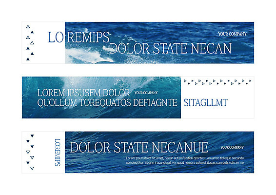 템플릿 배너 배너템플릿 가로배너 물결 파도 바다 사각프레임 사람없음 현수막 삼각형 배너세트 AI파일 도형 프레임 가로 세트 사각형 파일형식 벡터