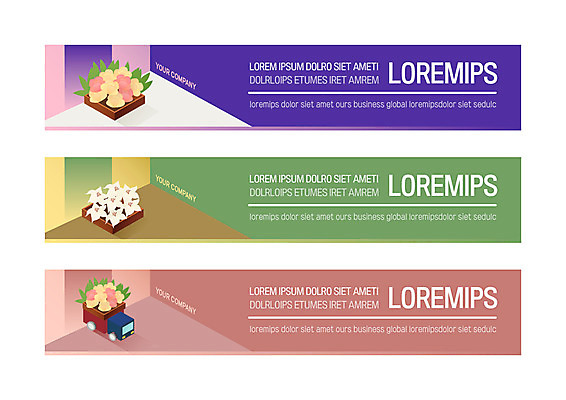 템플릿 배너 배너템플릿 가로배너 꽃 자동차 사각프레임 사람없음 초록색 보라색 현수막 배너세트 AI파일 식물 육상교통 컬러 프레임 가로 세트 사각형 파일형식 벡터