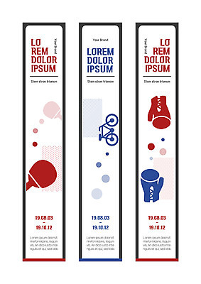 템플릿 배너 배너템플릿 세로배너 사각프레임 사람없음 빨간색 파란색 운동 사각형 자전거 현수막 탁구채 권투글러브 사이클링 배너세트 AI파일 도형 컬러 프레임 건강 세로 세트 바이크 글러브 라켓 탁구용품 육상스포츠 파일형식 벡터