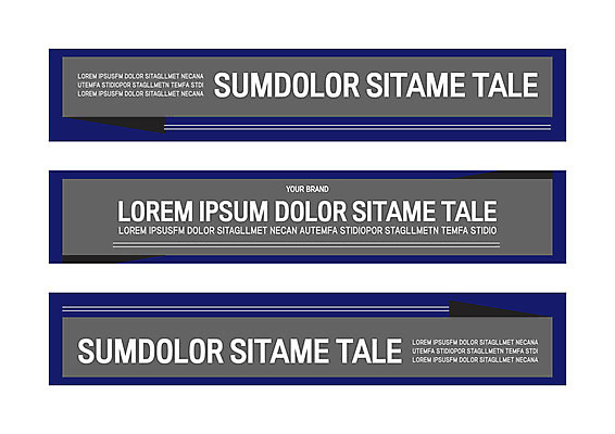 템플릿 배너 배너템플릿 가로배너 선 사각프레임 사람없음 파란색 회색 현수막 삼각형 배너세트 AI파일 도형 컬러 프레임 가로 세트 사각형 파일형식 벡터