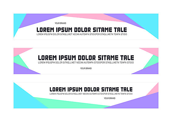 템플릿 배너 배너템플릿 가로배너 무늬 사각프레임 사람없음 컬러풀 현수막 삼각형 배너세트 AI파일 도형 컬러 프레임 가로 세트 사각형 파일형식 벡터