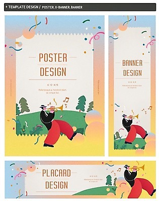 전신 PSD 템플릿 배너 배너템플릿 남자 가로배너 ZIP 포스터 세로배너 음표 한명 사람 초원 세트 연주자 현수막 즐거움 트럼펫 1 기호 감정 음악 가로 세로 음악가 금관악기 파일형식