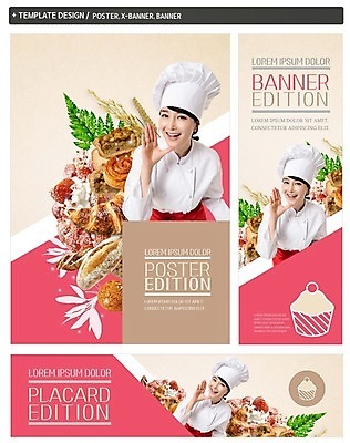 PSD 템플릿 배너 배너템플릿 여자 가로배너 ZIP 포스터 세로배너 빵 한명 미소 사람 상반신 성인 앞모습 30대 세트 한국인 현수막 조리복 컵케이크 제빵사 성인여자한명만 직업 1 음식 뷰포인트 유니폼 표정 동양인 가로 세로 장년 케이크 여자한명만 성인여자만 파일형식