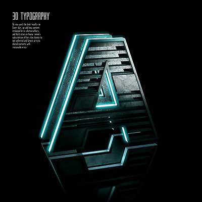 PSD 편집이미지 문자 알파벳 영어 타이포그라피 사람없음 반사 3D소스 3D 입체 디지털합성 네온 A 편집3D 파일형식