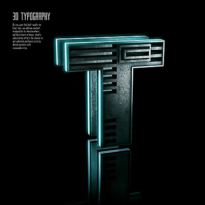 PSD 편집이미지 문자 알파벳 영어 타이포그라피 사람없음 반사 3D소스 3D 입체 디지털합성 네온 T 편집3D 파일형식