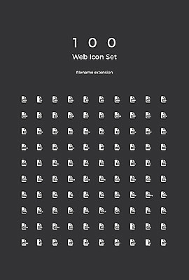 아이콘 비즈니스 사람없음 세트 여러개 그림 문서 웹아이콘 동영상 확장자 2D아이콘 AI파일 다수 파일형식 벡터