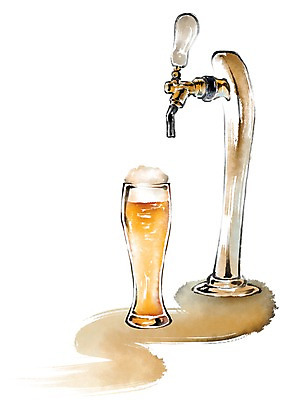 PSD 음식 일러스트 캘리그라피 붓터치 맥주 생맥주 사람없음 맥주잔 맥주거품 국내일러스트 술잔 주류 거품 파일형식