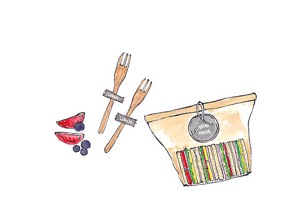 PSD 음식 포크 토마토 일러스트 샌드위치 사람없음 블루베리 점심식사 과일조각 핸드메이드 국내일러스트 식기 조각 채소 과일 식사 파일형식