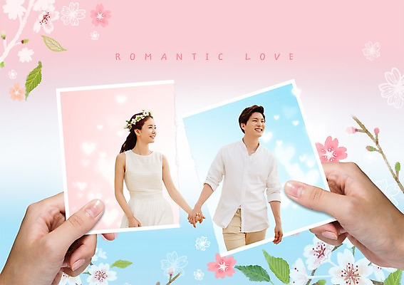 PSD 편집이미지 손 드레스 여자 남자 꽃 결혼 사랑 미소 들기 상반신 20대 두명 앞모습 신체부위 손잡기 화관 로맨틱 한국인 성인만 이미지편집 식물 옷 감정 뷰포인트 컨셉 모션 표정 사람 동양인 이벤트 청년 파일형식