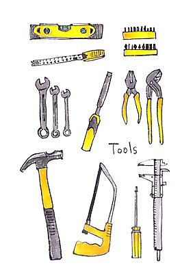 PSD 일러스트 줄자 사람없음 공구 못 칼 망치 오브젝트 톱 펜치 연장세트 국내일러스트 드라이버채 골프 자 도구 파일형식