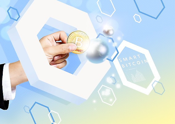 PSD 편집이미지 손 남자 돈 한명 정장 신체부위 금융 빛 동전 잡기 직장인 구슬 육각형 가상화폐 이미지편집 도형 직업 1 옷 모션 사람 경제 재산 파일형식