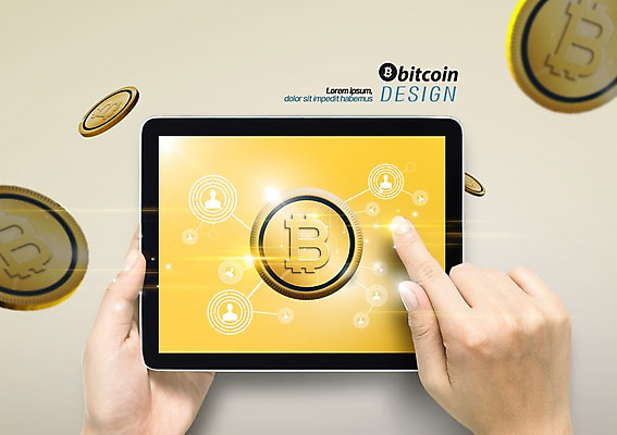 PSD 편집이미지 손 돈 한명 들기 사람 신체부위 금융 태블릿 동전 터치 가리킴 가상화폐 이미지편집 1 모션 손짓 경제 전자제품 스마트기기 재산 파일형식