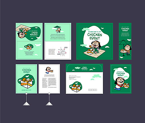 구름 템플릿 배너템플릿 여자 안경 한명 이벤트 초록색 세트 치킨 현수막 파라솔 먹기 돗자리 전단 엽서 초대장 약도 야외테이블 소봉투 행사세트 행사템플릿 AI파일 자연요소 1 배너 잡화 컬러 지도 모션 탁자 편지봉투 카드_감사 사람 편지 홍보물 닭고기요리 파일형식 벡터