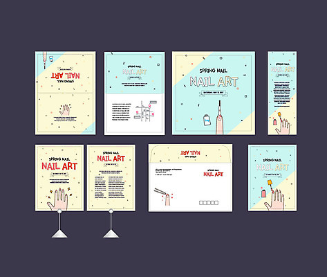 템플릿 배너템플릿 이벤트 사람없음 세트 현수막 도구 네일아트 손톱 전단 매니큐어 바르기 엽서 초대장 손모양 약도 소봉투 행사세트 행사템플릿 AI파일 모양 손 배너 지도 모션 편지봉투 카드_감사 뷰티 화장품 편지 홍보물 파일형식 벡터 손_신체부위