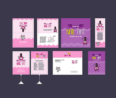 템플릿 배너템플릿 이벤트 사람없음 세트 현수막 네일아트 손톱 전단 매니큐어 엽서 초대장 손모양 약도 소봉투 행사세트 행사템플릿 AI파일 모양 손 배너 지도 편지봉투 카드_감사 뷰티 화장품 편지 홍보물 파일형식 벡터 손_신체부위