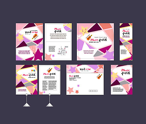 템플릿 배너템플릿 별 음악 음표 이벤트 사람없음 세트 여러개 현수막 바이올린 전단 엽서 초대장 약도 소봉투 행사세트 행사템플릿 AI파일 자연요소 기호 배너 다수 지도 현악기 문화예술 편지봉투 카드_감사 편지 홍보물 파일형식 벡터