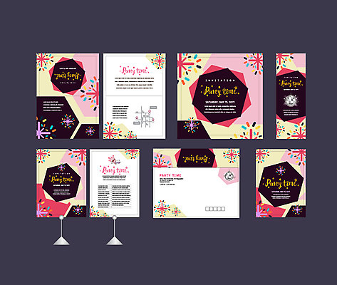 템플릿 배너템플릿 이벤트 사람없음 세트 컬러풀 파티 검은색 현수막 화려 전단 엽서 초대장 육각형 소봉투 행사세트 행사템플릿 AI파일 도형 배너 컬러 컨셉 편지봉투 카드_감사 편지 홍보물 파일형식 벡터