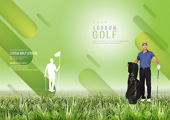 전신 PSD 서양인 외국인 템플릿 표지디자인 북디자인 출판디자인 표지 남자 실루엣 리플렛 40대 중년 골프 북커버 한명 팜플렛 잔디 연두색 골프채 깃발 골프가방 중년남자한명만 이미지템플릿 식물 1 가방 골프용품 촬영기법 사람 인종 성인 초록색 구기 남자한명만 중년남자만 파일형식
