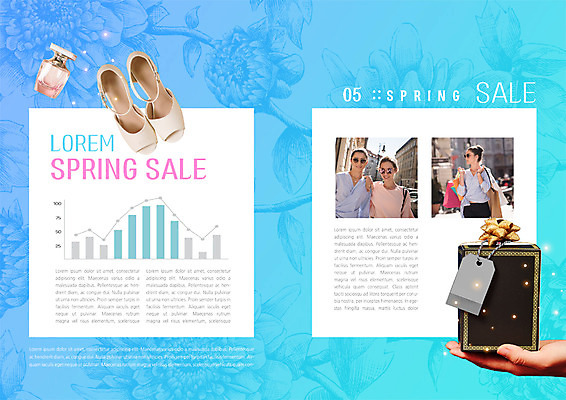 PSD 서양인 외국인 템플릿 표지디자인 북디자인 손 출판디자인 여자 꽃 리본 내지 구두 리플렛 북커버 그래프 선물 팜플렛 상반신 20대 성인 신체부위 세명 쇼핑 선글라스 쇼핑백 세일 여러개 봄 향수 이미지템플릿 식물 계절 안경 다수 신발 가방 사람 인종 청년 화장품 파일형식