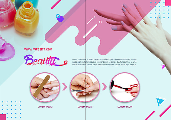 PSD 템플릿 표지디자인 북디자인 손 출판디자인 여자 내지 리플렛 북커버 팜플렛 두명 신체부위 네일아트 매니큐어 다듬기 이미지템플릿 모션 사람 뷰티 화장품 파일형식