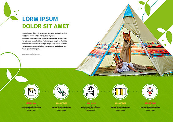 PSD 서양인 외국인 템플릿 표지디자인 북디자인 출판디자인 여자 남자 내지 어린이 리플렛 북커버 배낭 자연 나뭇잎 텐트 미소 팜플렛 초원 두명 인디언놀이 인디언장식 어린이만 이미지템플릿 잎 가방 놀이 표정 캠핑도구 사람 인종 장식 생태계 파일형식