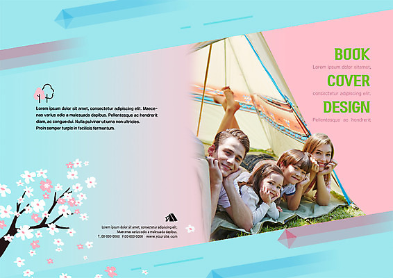 PSD 서양인 외국인 템플릿 표지디자인 북디자인 출판디자인 여자 표지 남자 어린이 엎드리기 리플렛 북커버 가족 꽃나무 텐트 미소 팜플렛 초원 여러명 상반신 성인 야외 30대 턱괴기 캠핑 이미지템플릿 나무 꽃 다수 관계 모션 레저 표정 캠핑도구 사람 인종 장년 파일형식