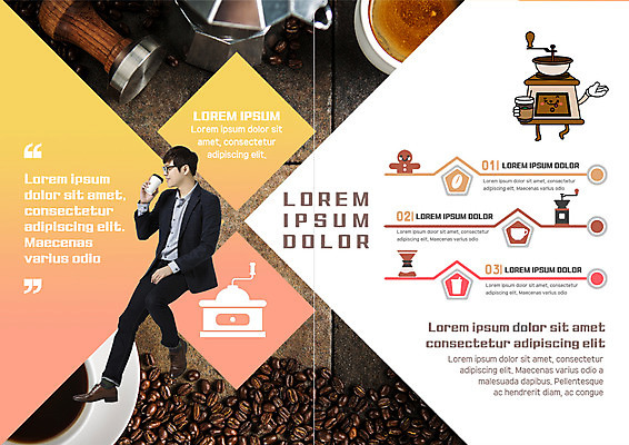 전신 PSD 템플릿 표지디자인 북디자인 출판디자인 남자 내지 커피 리플렛 북커버 한명 팜플렛 20대 성인 청춘 한국인 원두 마시기 도구 그라인더 음료수컵 성인남자한명만 진저쿠키 이미지템플릿 1 음료 컨셉 모션 사람 동양인 청년 컵 쿠키 커피용품 남자한명만 성인남자만 파일형식