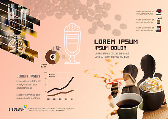 PSD 템플릿 표지디자인 북디자인 출판디자인 여자 표지 남자 커피 리플렛 북커버 그래프 팜플렛 상반신 성인 두명 원두 연기 커피메이커 크림 파르페 아메리카노 모카커피 이미지템플릿 음료 디저트 사람 커피용품 파일형식